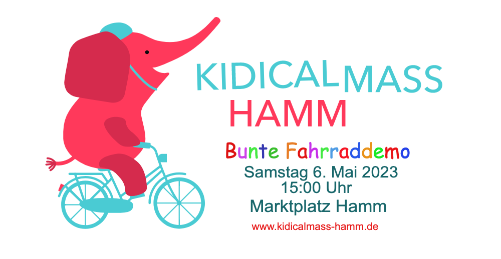 Banner Kidical Mass Hamm 2023